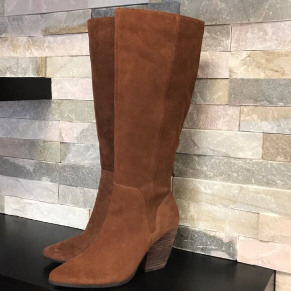 Charles David Nelson Suede To-The-Knee Boot - Picture 2 of 14